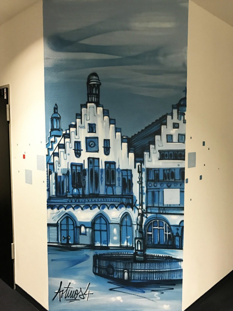 Graffitikuenstler, Graffitiauftrag, Artmos4, AOL, illustrativ