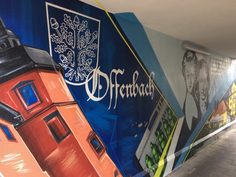 Graffitikuenstler, Graffitiauftrag, Artmos4, Offenbach, Logo, Fotorealistisch