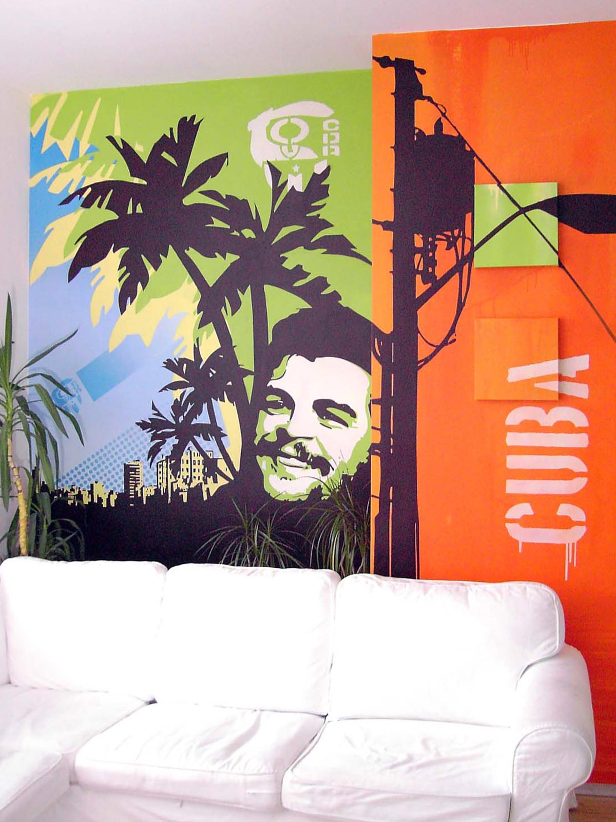 graffitiauftrag_graffitikuenstler_artmos4_cuba_cafe_mensch_silhouette_grün_orange_2 graffitiauftrag_graffitikuenstler_artmos4_cuba_cafe_mensch_silhouette_grün_orange_2