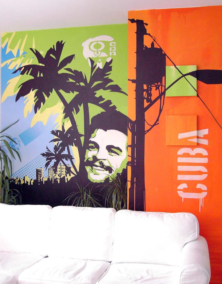 Graffitikuenstler, Graffitiauftrag, Artmos4, Cuba, Grafisch, Person