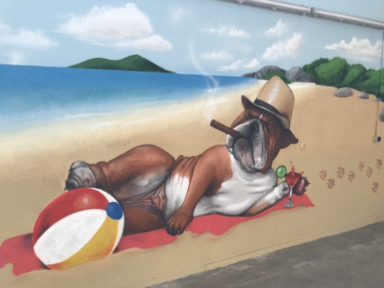 graffitiauftrag-graffitikuenstler-artmos4-doggy-house-tier-schrift-landdschaft-hund-aussen-schwarz-rot-kunst-tiere