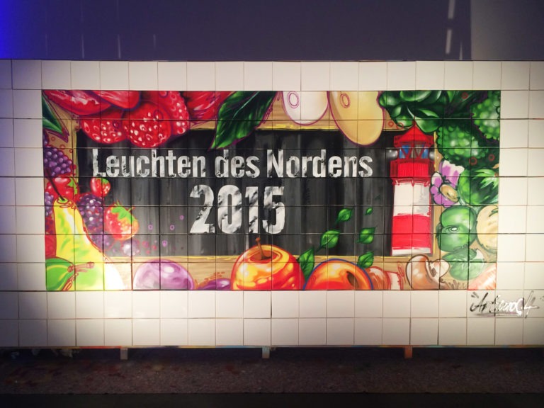 Graffitikuenstler, Graffitiauftrag, Artmos4, Edeka, plakativ, Fotorealistisch