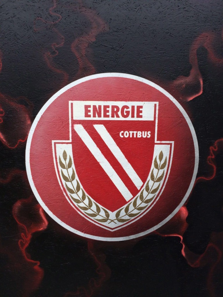 Graffitikuenstler, Graffitiauftrag, Artmos4, Energiecottbus, Logo, Grafisch