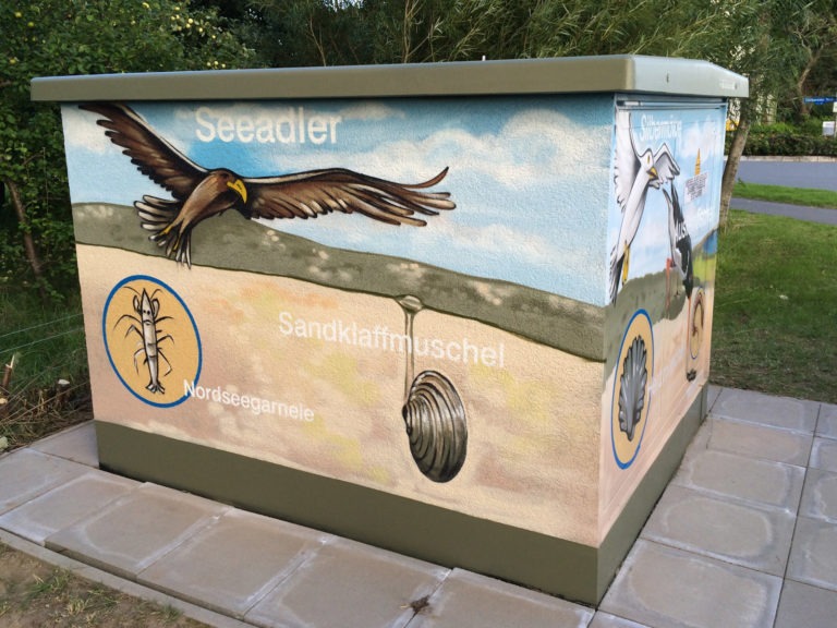 Graffitikuenstler, Graffitiauftrag, Artmos4, Hanswerke, Landschaft, illustrativ