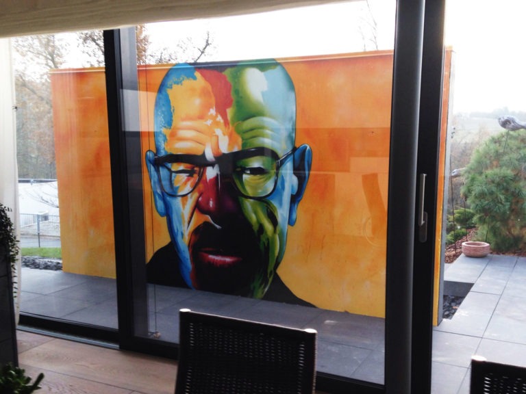 Graffitikuenstler, Graffitiauftrag, Artmos4,,Heisenberg,Breaking Bad