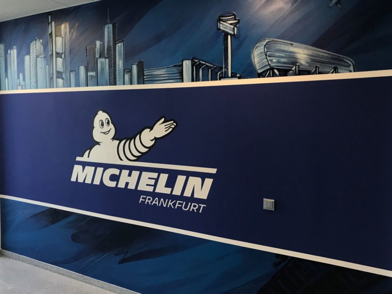 michelin, logo, frankfurt, skyline
