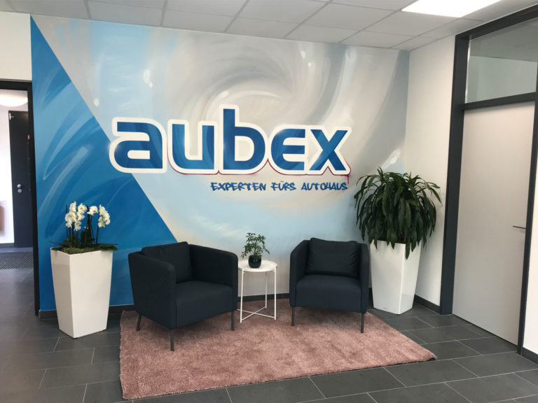 aubex, büro, singlecouch, pflanzen, wandgestaltung