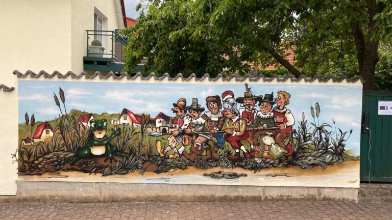 graffitiauftrag-graffitikuenstler-artmos4-Selzer_Frosch_Bremler 1_artmos4_2020_illustrativ_Menschen_Landschaft_2